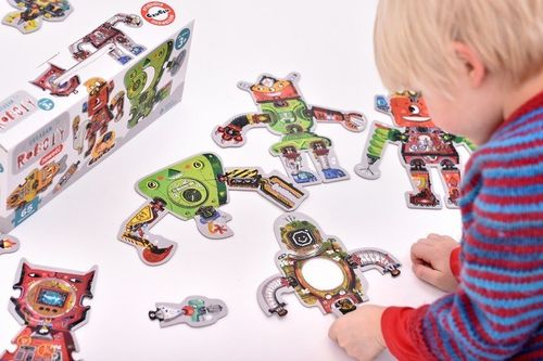 Puzzle 65 elementów - Układam roboty na Arena.pl
