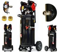 POFESJONALNY 12 Bar kompresor k33 bezolejowy 50L sprężarka powietrza