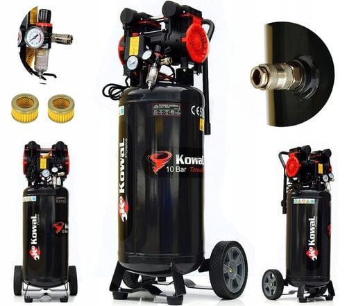 POFESJONALNY 12 Bar kompresor k33 bezolejowy 50L sprężarka powietrza na Arena.pl