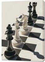 Obraz 70x100cm Szach i Mat