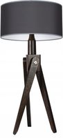 LAMPKA Biurkowa TRÓJNÓG, DREWNO, różne RODZAJE