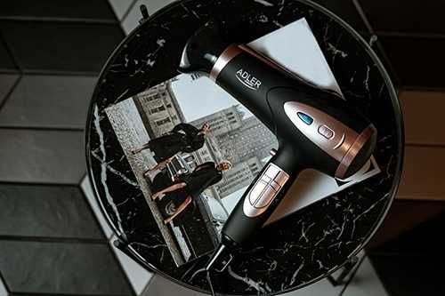 suszarka do włosów czarna 2200w ion + dyfuzor adler ad 2248b na Arena.pl