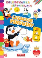 kolorowanka aktywizująca z naklejkami "luzackie pingwiny" martel