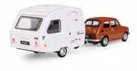 Fiat 126P + przyczepa kempingowa Niewiadów 1:43 B-3723