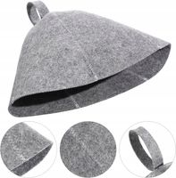 CZAPKA DO SAUNY FILCOWA OCHRONNA KAPELUSZ DZWON SAUNA UNIWERSALNA UNISEX