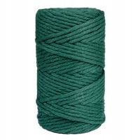 SZNUREK bawełniany zielony 5mm 100m