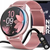 ZEGAREK SMARTWATCH DAMSKI PULS KROKI POWIADOMIENIA MENU POLSKIE WODOODPORNY