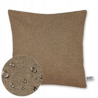 Poduszka 40x40 Cinnamon Wodoodporna Dekoracyjna na Taras Imitacja Lnu