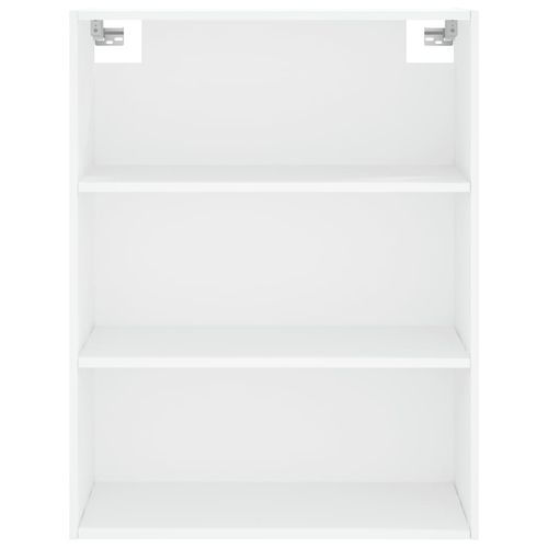 Witrynka, biała, 69,5x34x180 cm, materiał drewnopochodny na Arena.pl