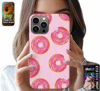 ETUI DO IPHONE 13 PRO - WZÓR Z PĄCZKAMI DONATAMI POLEWĄ CUKROWĄ