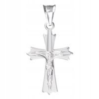 KRZYŻYK DIAMENTOWANY SREBRNY KRZYŻ 925 D270A