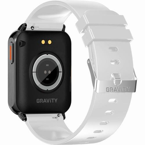smartwatch gravity biało czarny 2 paski gt17-8 na Arena.pl
