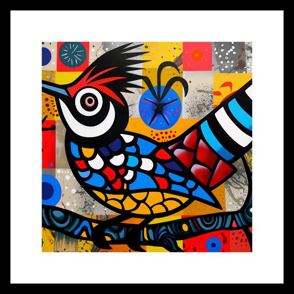 Plakat 30x30cm Ptak Na Wznak zdjęcie 3