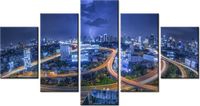 80CM 150CM OBRAZ 5 ELEM BANGKOK ŚCIENNY