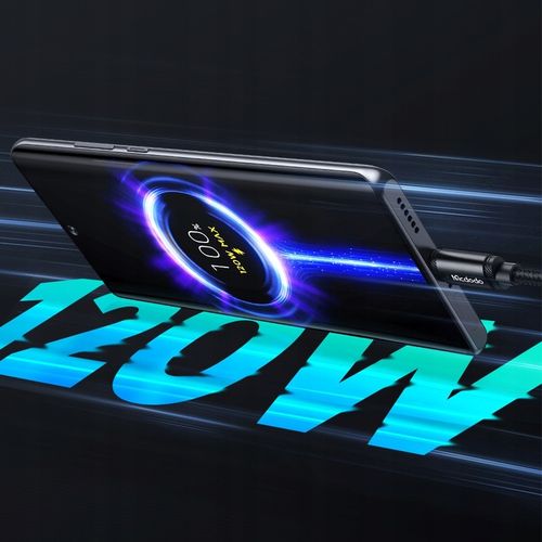 MCDODO KABEL USB-C SZYBKIE ŁADOWANIE DO SAMSUNG XIAOMI TYP C 6A 120W 2M LED na Arena.pl