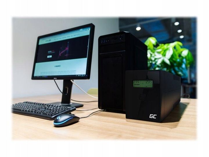 Zasilacz UPS GREEN CELL UPS01LCD 600VA zdjęcie 8