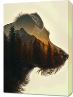 Obraz 50x70cm Psi Duch Lasu