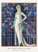 Plakat 13x18cm Des Robes, Barbier Vintage do Salonu