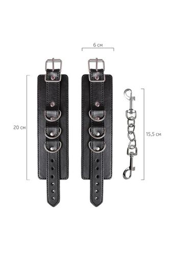 Anonymo Handcuffs, Pu Leather, Black na Arena.pl