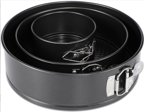 Tortownica blacha do pieczenia zestaw 3 sztuk forma do ciasta wypieków na Arena.pl