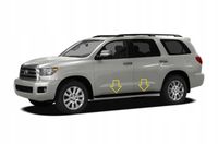 Toyota Sequoia 2001-2017 - Listwy chrom boczne drzwi chromowane ochronne