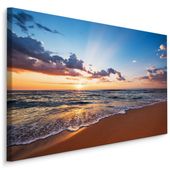 Obraz Do Salonu Morze Wschód Słońca Plaża Krajobraz 90cm x 60cm