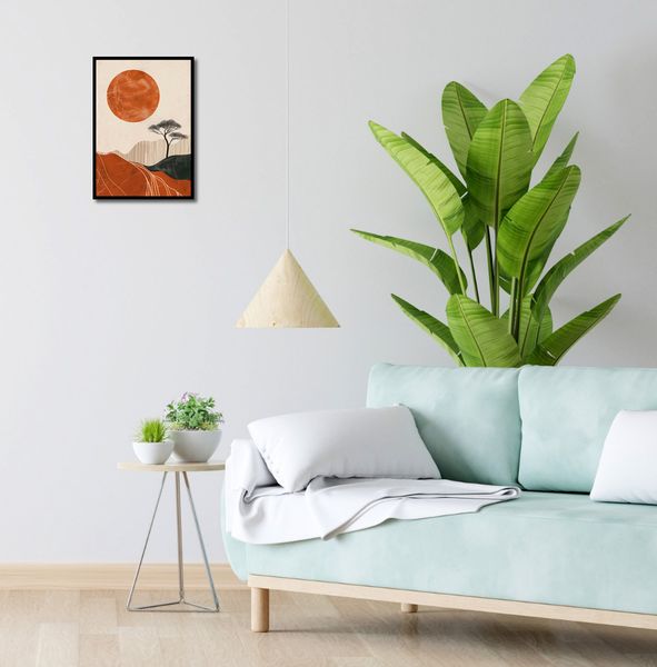 Plakat 29,7x42cm Afrykański Zachód Słońca zdjęcie 4
