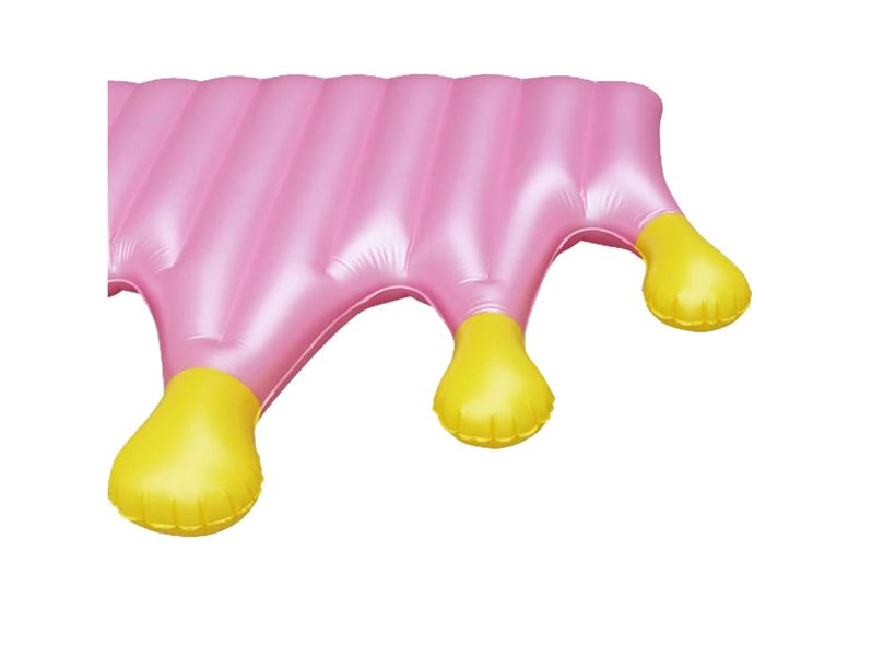 Materac dmuchany korona 145x195cm do pływania na wakacje plaże basen wodę zdjęcie 10