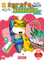 kolorowanka z żyrafą przez świat "australia" martel