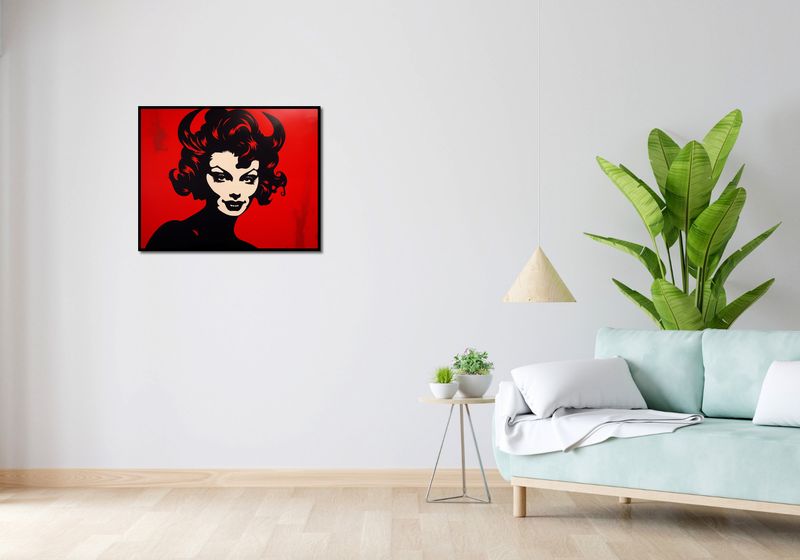 Plakat 76x60,5cm Czerwona Diablica zdjęcie 4