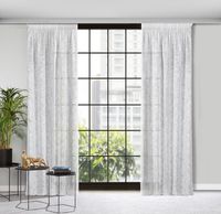 Zasłona gotowa na taśmie RUBI 140x270 Eurofirany biała