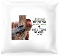 Poduszka z nosaczem -  Ci dzisiejsi ludzie