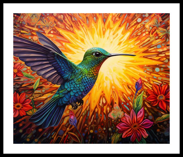 Plakat 60x50cm Koliber Barw zdjęcie 3