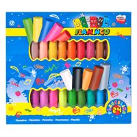 ND39_344567 PLASTELINA 24KOL FLAMINGO 299121 PUD