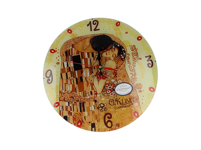 Zegar ścienny - G. Klimt, Pocałunek (CARMANI) zdjęcie 2