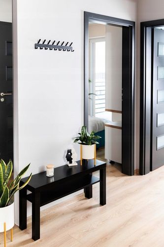 Wieszak ścienny z 17 haczykami uchwyt CZARNY LOFT na Arena.pl