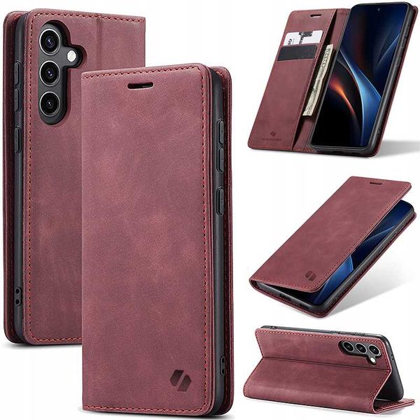 Spacecase Wallet Galaxy S25 Red zdjęcie 10