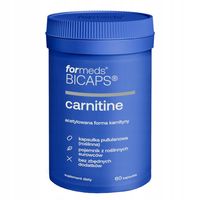 FORMEDS BICAPS CARNITINE N-ACETYL L-KARNITYNA SPALACZ TŁUSZCZU REDUKCJA 60k