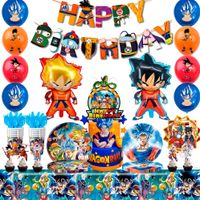 Zestaw Dekoracji na Przyjęcie Dragon ball, Zestaw Balony 111Pcs