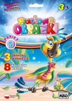 piaskowe obrazki pakiet 5(papuga, koń, motyl) 6452