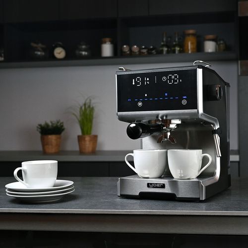 Ciśnieniowy ekspres kolbowy ze spieniaczem Yoer 1350 W 20 bar 15 kaw na Arena.pl