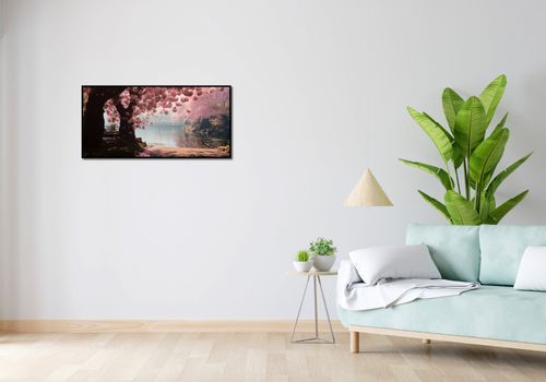 Plakat 91,3x44,5cm Spokój Sakury na Arena.pl