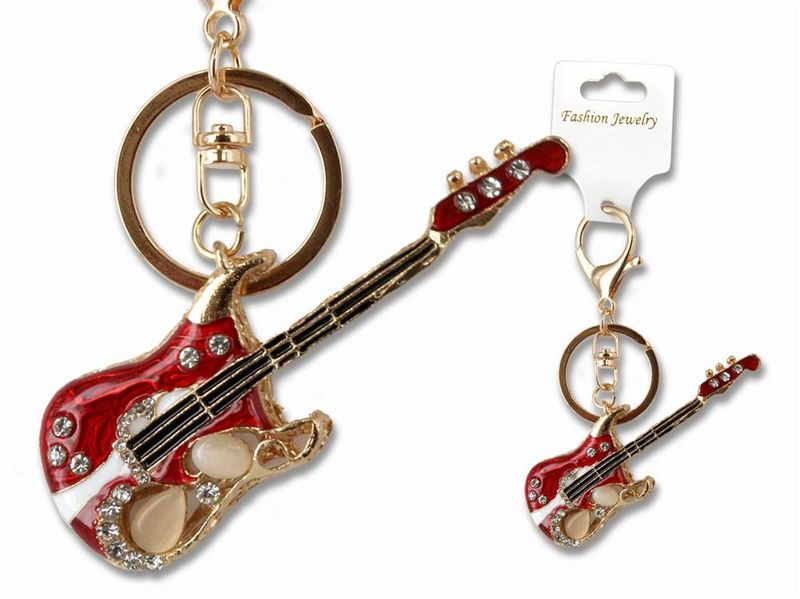 Przywieszka do torebki/Breloczek do kluczy - gitara zdjęcie 1
