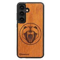 Drewniane Etui Bewood do Samsung Galaxy S25 NIEDŹWIEDŹ MERBAU