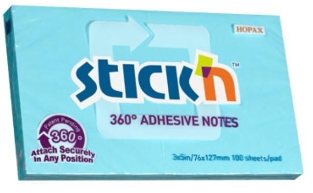 NOTES SAMOPRZYLEPNY 76/127 360ST STICK'N NIEBIESKI zdjęcie 1