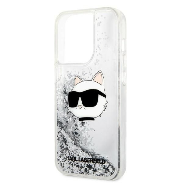 Etui Karl Lagerfeld do iPhone 14 Pro, Srebrny zdjęcie 6
