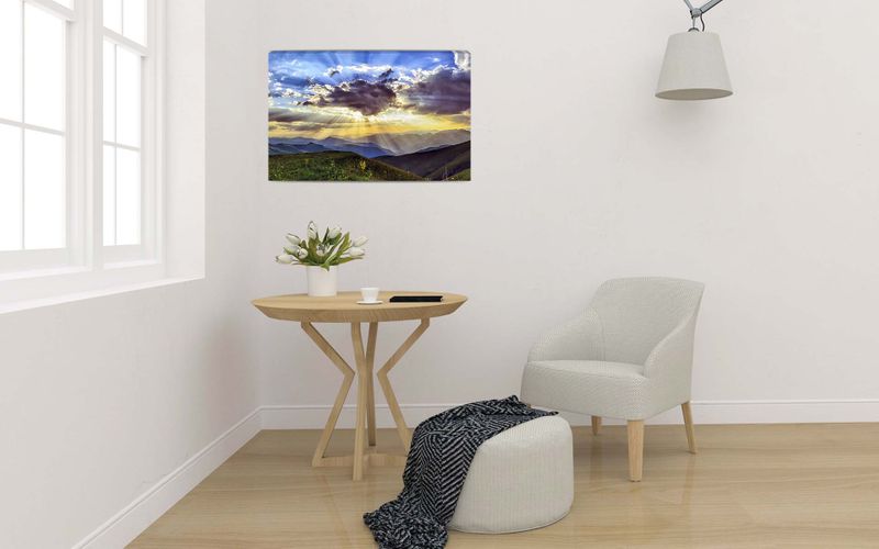 Foto obraz na płótnie "Słońca dolin promyki" 40x30 zdjęcie 1