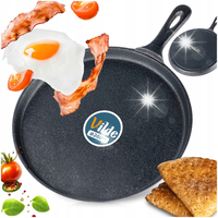 Patelnia ŻELIWNA do smażenia naleśników placków omletów jajek tortilli 26cm