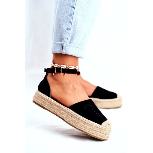 Espadryle Damskie Na Platformie Lniane r.41 na Arena.pl