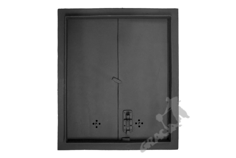 DRZWI B09 - 64X55 CM ŻELIWNE DO WĘDZARNI CHLEBOWE zdjęcie 3